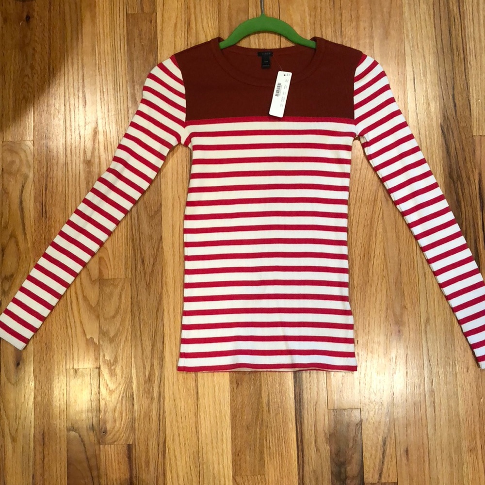 Brand new j. Crew striped top